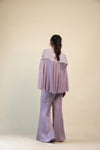 Mauve Purple Indo Western Set
