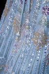 Marian Blue Lehenga Set with Embroidery