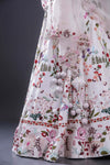 Pastel Baby Pink Embroidered Bridal Lehenga Set