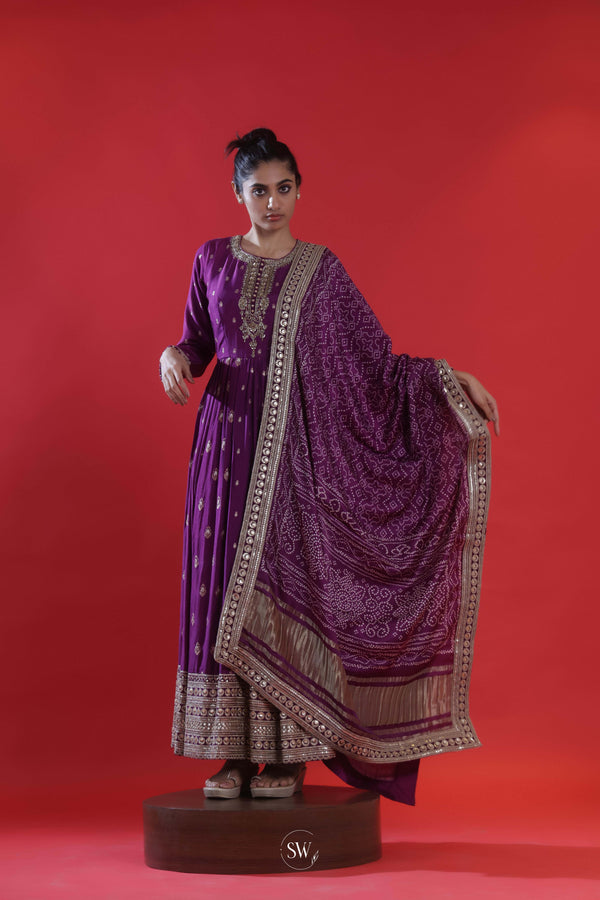 Imperial Purple Long Dress