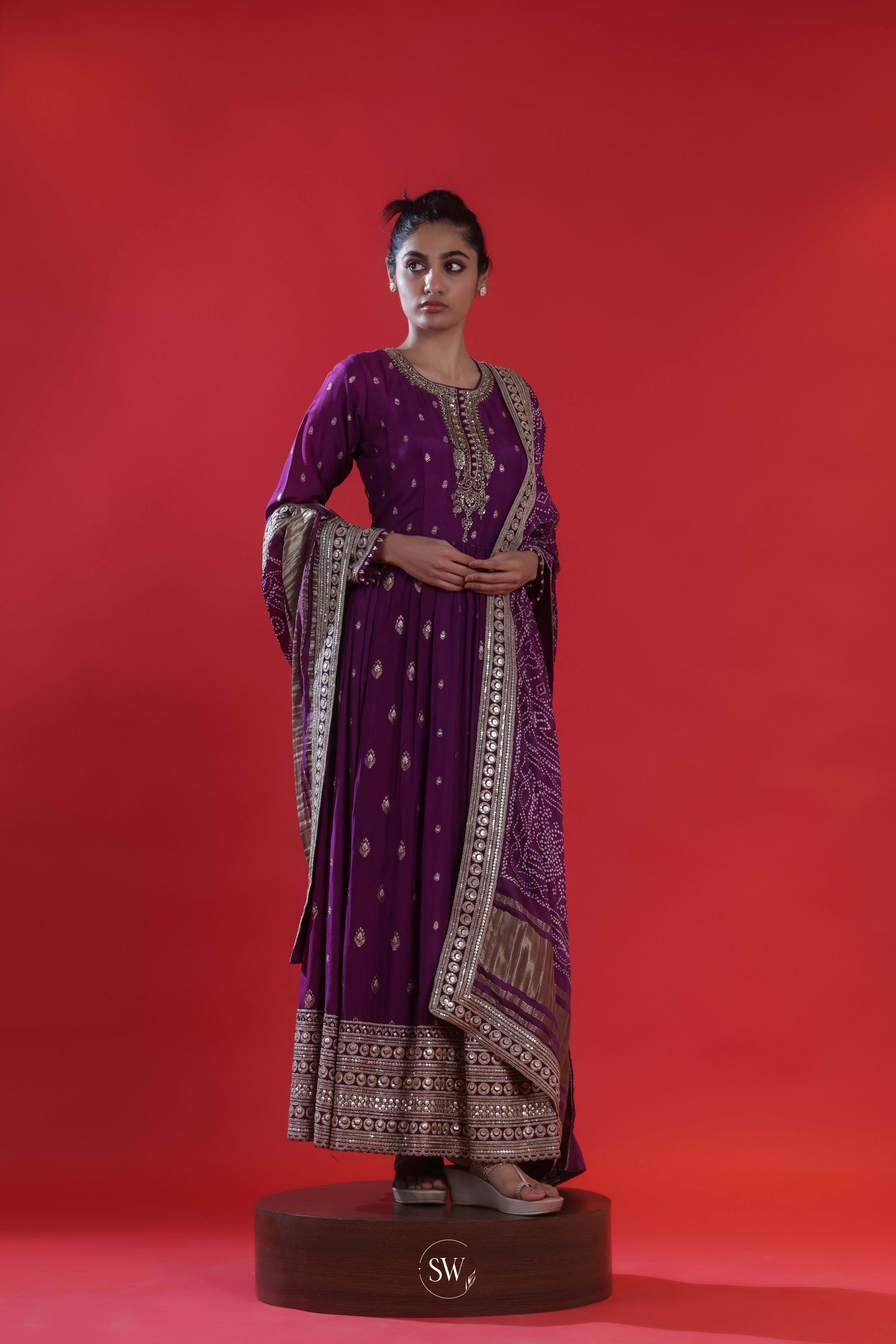 Imperial Purple Long Dress
