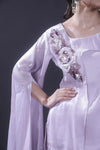 Pastel Mauve Indo Western Set