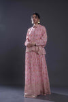 Cameo Pink Printed Lehenga Set