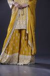 Sunshine Yellow Handcrafted Sharara Set