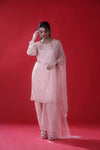 Baby Pink Handcrafted Suit Set