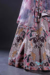 Lace Pink Embroidered Lehenga Set