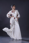 Vista White Indo Western Set