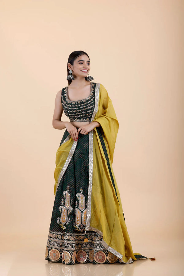 Embroidered lehengas